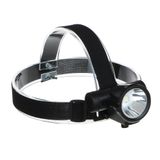 Фонарь налобный «ЕРМАК» 1 LED, 3 Вт, 8х6х6,2 см, 2 режима, 1200мАч, USB кабель