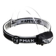 Фонарь налобный «ЕРМАК» 2 LED+COB, 3 режима, 3хААА, 6х4,6х3,5см, красный свет - Галамарт