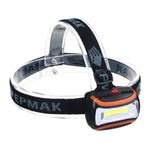 Фонарь налобный «ЕРМАК» COB LED, 65 Лм, 3xAAA, 0,65 Вт, 6,5х4,7х3см