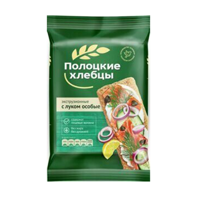 Хлебцы экструзионные «Полоцкие» с луком особые