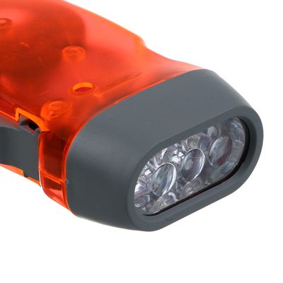 Фонарик динамический «ЕРМАК» 3 LED, 50х100х30 мм