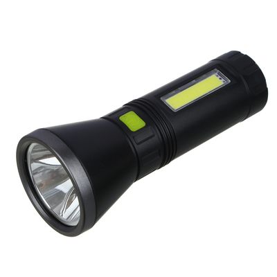 Фонарь ручной «ЕРМАК» LED+COB, 4 режима, 1200мАч, 5,8х14,8см