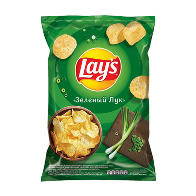 Чипсы «Lay's» со вкусом зеленого лука
