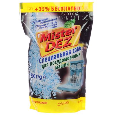 Соль для посудомоечных машин «MISTER DEZ» Eco-Cleaning