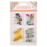 Набор булавок 100шт, сплав, 36мм 