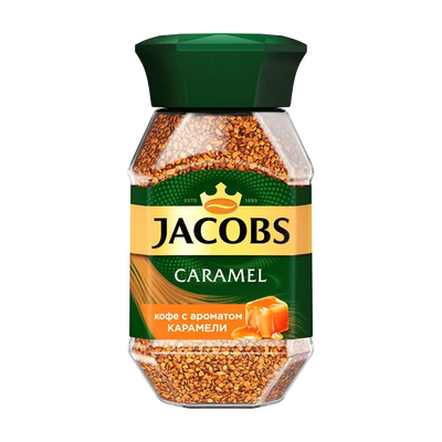 Кофе «Jacobs» Caramel растворимый сублимированный