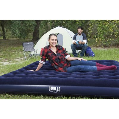 BESTWAY Матрас надувной FLOCKED AIR, 203x183x22см, до 300кг 