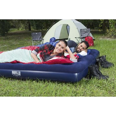 BESTWAY Матрас надувной FLOCKED AIR, 203x183x22см, до 300кг 