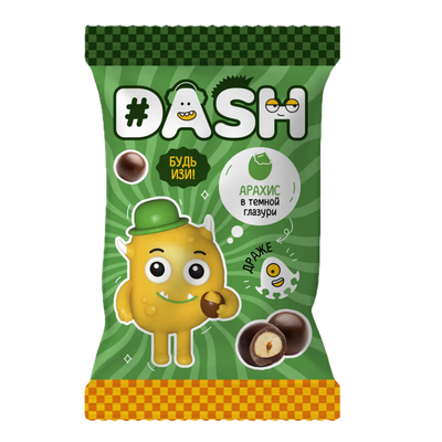 Драже арахис «Dash» в глазури