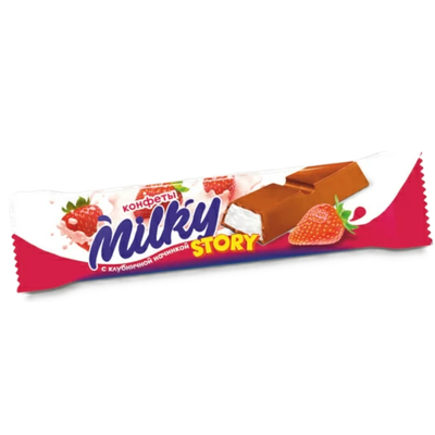 Конфеты «Milky story» со вкусом клубники