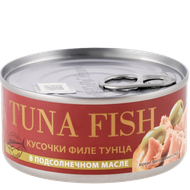 Филе тунца «Tuna Fish» кусочки без кожи - Мир Продуктов №4