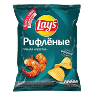 Чипсы «LAYS» рифленые пряная креветка - Мир Продуктов №4