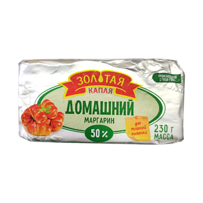 Маргарин «Золотая капля» 50% домашний