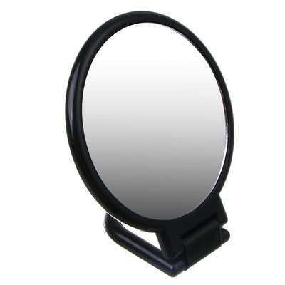 Зеркало настольное складное тм ЮНИLOOK Леон, зум х1,х2, 15,5х9,3х0,8см, черный