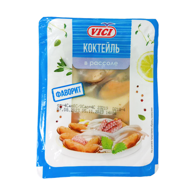 Коктейль из морепродуктов «Vici» в рассоле