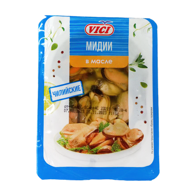 Мидии чилийские «Vici» в масле