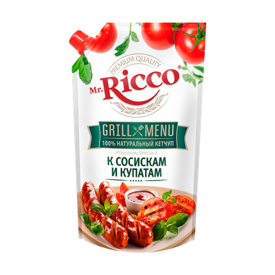 Кетчуп «Mr.Ricco» к сосискам и купатам