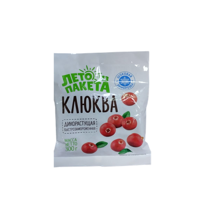 Клюква дикорастущая «Лето из пакета» замороженная