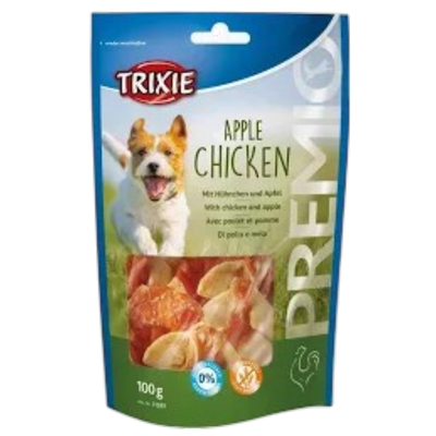 Лакомство «TRIXIE PREMIO» для собак, кусочки с курицей и яблоком, без глютена и сахара