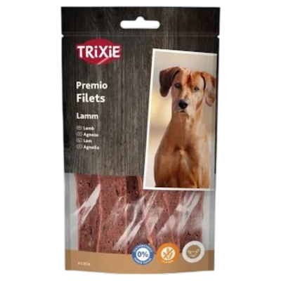 Лакомство «TRIXIE PREMIO» для собак, ломтики из ягненка, без глютена и сахара