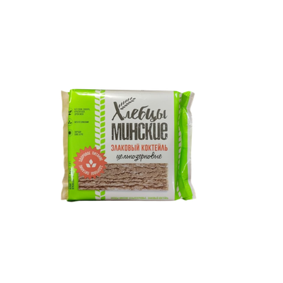 Хлебцы «Минские» злаковый коктейль цельнозерновые 