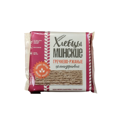 Хлебцы «Минские» гречнево-ржаные цельнозерновые