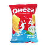 Снеки «Онега» со вкусом сметаны и лука