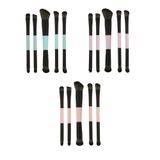 Набор кистей для визажа «ЮНИLOOK» 2-х сторонние 5 шт