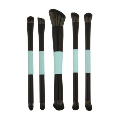 Набор кистей для визажа «ЮНИLOOK» 2-х сторонние 5 шт