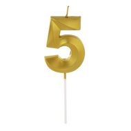 Свеча «Fntastic»  для торта форме цифр (5) - Мир Продуктов №3