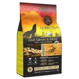 Корм сухой холистик «AMBROSIA GRAIN FREE» для собак мелких пород, лосось, кролик