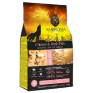 Корм сухой холистик «AMBROSIA GRAIN FREE» для щенков всех пород, курица, рыба - Зооточка