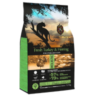 Корм сухой холистик «AMBROSIA GRAIN FREE» для стерилизованных кошек, индейка, сельдь - Зооточка