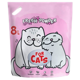 Наполнитель «FOR CATS» силикагелевый  Fresh Powder 8 л.