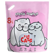 Наполнитель «FOR CATS» силикагелевый  Fresh Powder 8 л. - Зооточка
