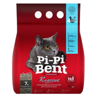 Наполнитель «Pi-Pi-Bent» Классик, бентонит, 3 кг (7 л) - Зооточка
