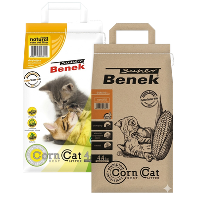Наполнитель «BENEK» «Corn Cat» кукурузный натуральный 7л