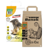 Наполнитель «BENEK» «Corn Cat» кукурузный Свежая трава 7л