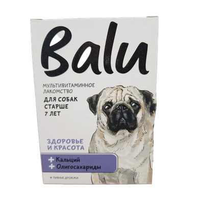 Лакомство «Balu» для собак старше 7 лет МУЛЬТИВИТАМИННОЕ