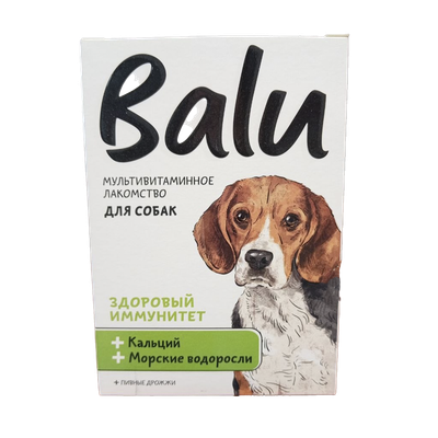 Лакомство «Balu» для собак МУЛЬТИВИТАМИННОЕ Здоровый иммунитет