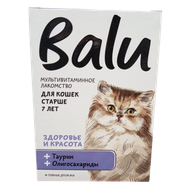 Лакомство «Balu»  мультивитаминное для кошек старше 7 лет Здоровье и красота - Зооточка
