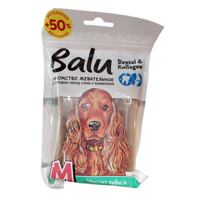 Лакомство Жевательное «Balu» для собак средних пород  с колагеном