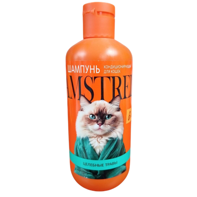 Шампунь для кошек «Amstrel» кондиционирующий «Целебные травы»