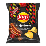 Чипсы «LAYS» колбаски братвурст по-немецки - Мир Продуктов №4