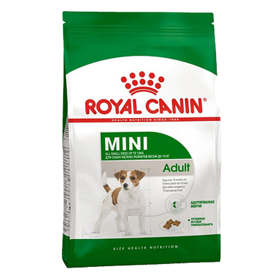 Корм сухой «Royal Canin» Mini Adult для взрослых собак мелких размеров от 10 месяцев