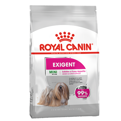 Корм сухой «Royal Canin» Mini Exigent  полнорационный для взрослых и стареющих собак мелких размеров