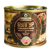 Консервы мясные «Булгур с говядиной и грибами» 