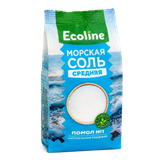 Соль морская натуральная «Ecoline» Средняя
