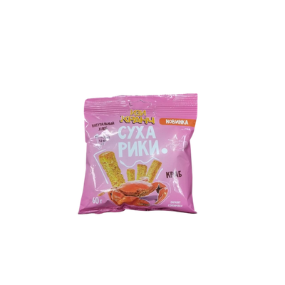 Сухарики «Изи кранч» со вкусом краба