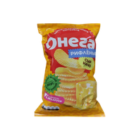 Чипсы рифленые «Онега» со вкусом сыра начо - Мир Продуктов №4